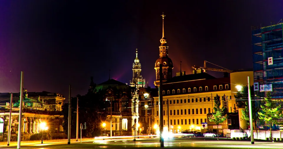 Farben der Nacht in Dresden
