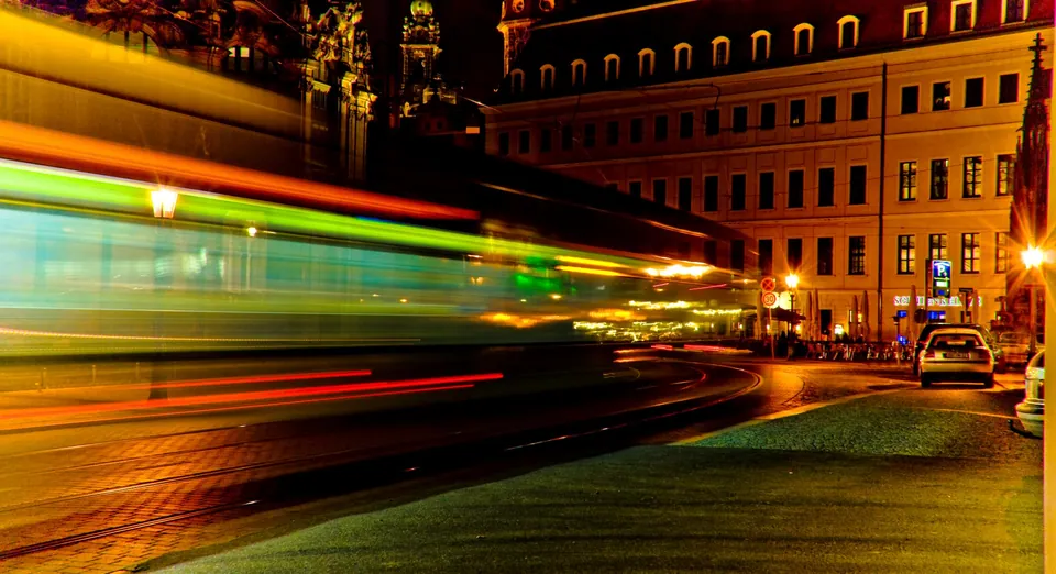 Zwinger - Farben der Nacht in Dresden