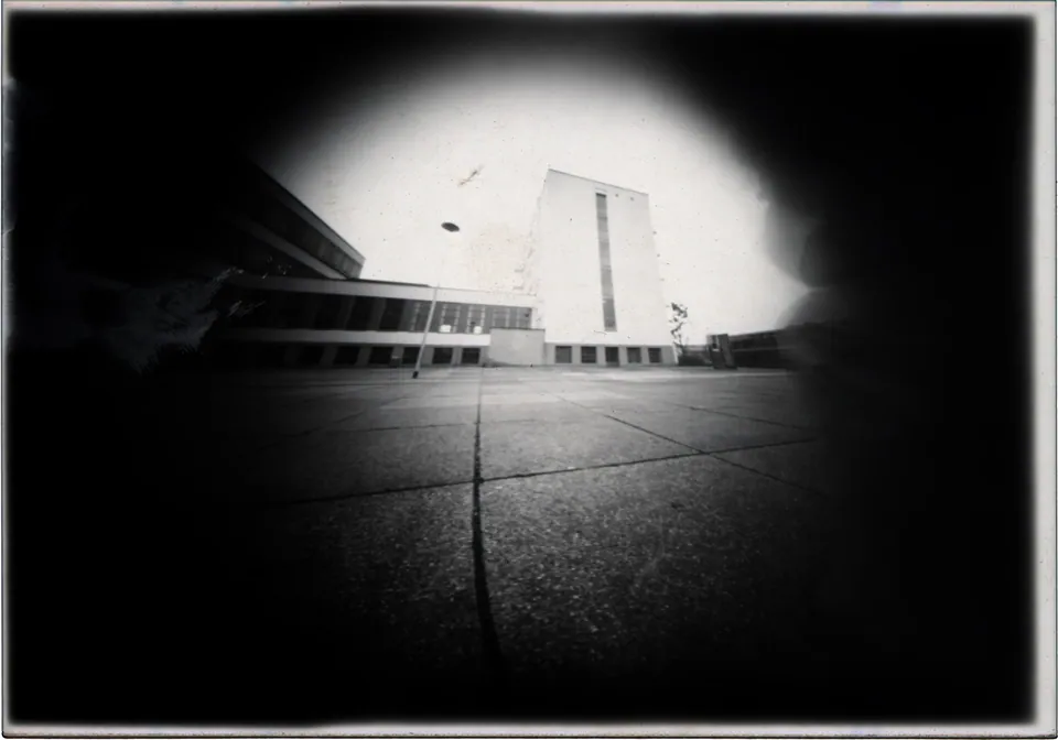 Das Bauhaus in Dessau experimentelle fotografiert