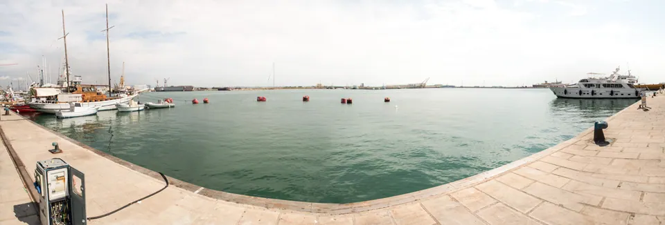 Hafen in Trapani Panorama