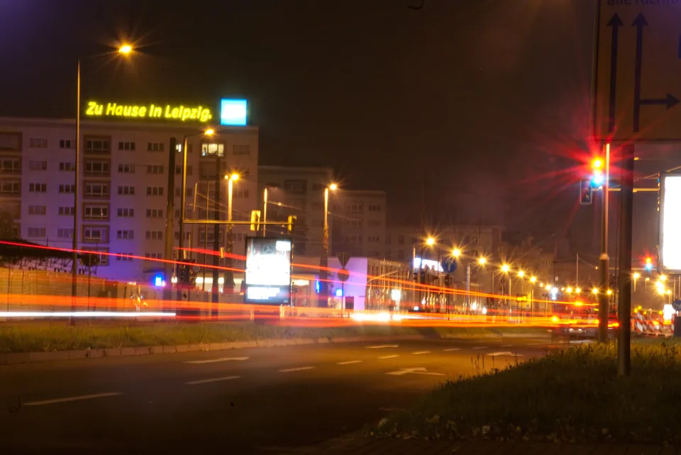Bayrischer Bahnhof - Leipzig bei Nacht
